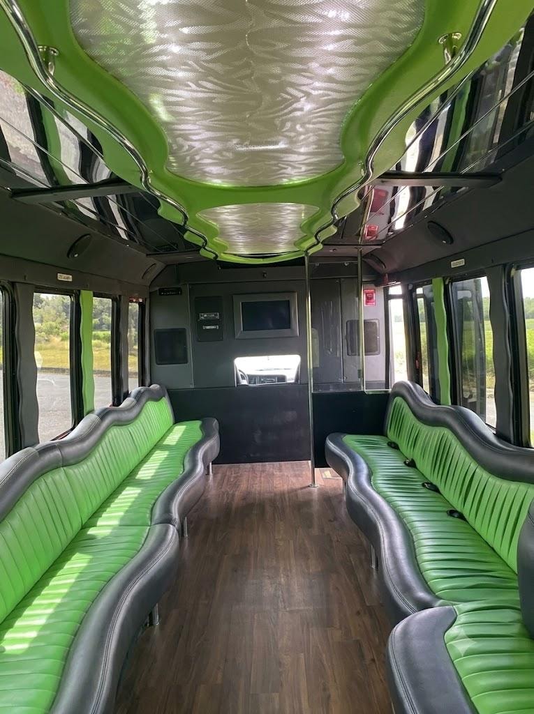 New Orleans Limo Bus interior